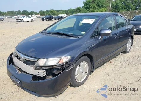 2008 Honda Civic Hybrid z USA, uszkodzony, nr VIN JHMFA36248S008019